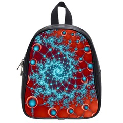 Fractal Pattern Background School Bag (Small)