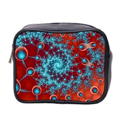 Fractal Pattern Background Mini Toiletries Bag (Two Sides)