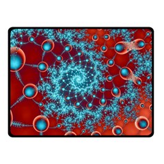 Fractal Pattern Background One Side Fleece Blanket (Small)