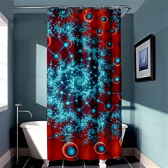 Fractal Pattern Background Shower Curtain 36  x 72  (Stall) 