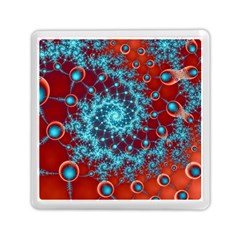 Fractal Pattern Background Memory Card Reader (Square)