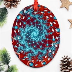 Fractal Pattern Background Ornament (Oval Filigree)