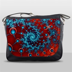 Fractal Pattern Background Messenger Bag