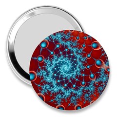 Fractal Pattern Background 3  Handbag Mirrors