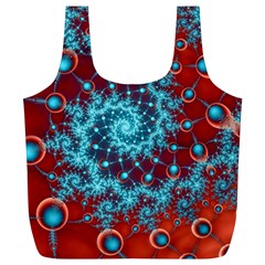 Fractal Pattern Background Full Print Recycle Bag (XL)