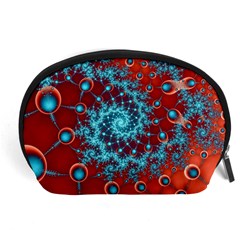 Fractal Pattern Background Accessory Pouch (Large)