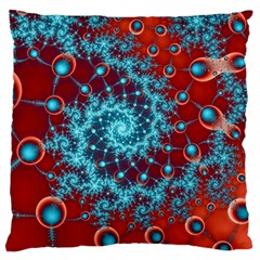 Fractal Pattern Background Standard Premium Plush Fleece Cushion Case (Two Sides)