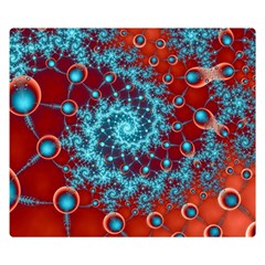 Fractal Pattern Background Premium Plush Fleece Blanket (Small)