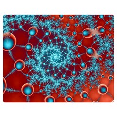 Fractal Pattern Background Premium Plush Fleece Blanket (Medium)