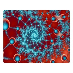 Fractal Pattern Background Premium Plush Fleece Blanket (Large)