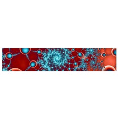 Fractal Pattern Background Small Premium Plush Fleece Scarf