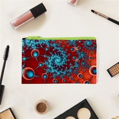 Fractal Pattern Background Cosmetic Bag (XS)