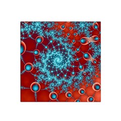 Fractal Pattern Background Satin Bandana Scarf 22  x 22 