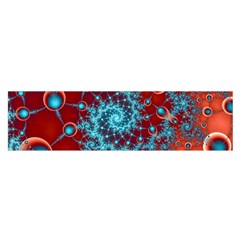 Fractal Pattern Background Oblong Satin Scarf (16  x 60 )