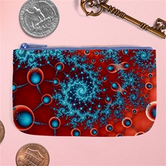 Fractal Pattern Background Large Coin Purse