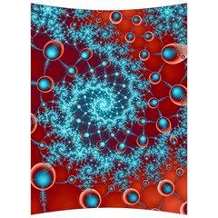 Fractal Pattern Background Back Support Cushion