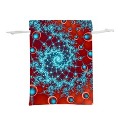 Fractal Pattern Background Lightweight Drawstring Pouch (L)