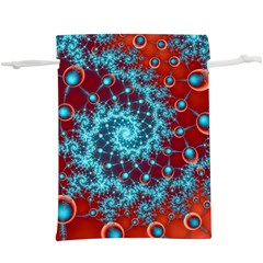 Fractal Pattern Background Lightweight Drawstring Pouch (XL)