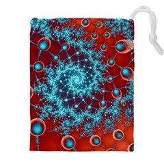 Fractal Pattern Background Drawstring Pouch (5XL)