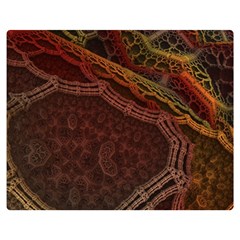 Fractal Pattern Geometric Pattern Premium Plush Fleece Blanket (medium) by danenraven