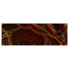 Fractal Pattern Geometric Pattern Banner And Sign 12  X 4 