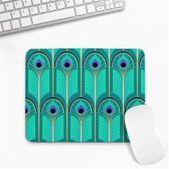 Gradient Art Deco Pattern Design Small Mousepad by artworkshop