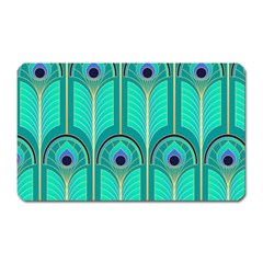 Gradient Art Deco Pattern Design Magnet (rectangular) by artworkshop