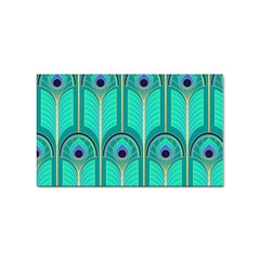 Gradient Art Deco Pattern Design Sticker Rectangular (100 Pack) by artworkshop