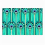 Gradient Art Deco Pattern Design Postcards 5  x 7  (Pkg of 10) Front