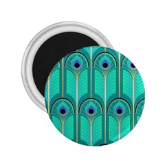 Gradient Art Deco Pattern Design 2 25  Magnets by artworkshop