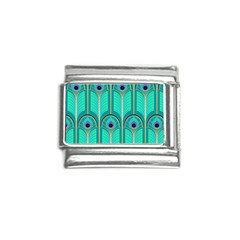 Gradient Art Deco Pattern Design Italian Charm (9mm) by artworkshop