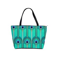 Gradient Art Deco Pattern Design Classic Shoulder Handbag by artworkshop