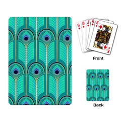 Gradient Art Deco Pattern Design Playing Cards Single Design (rectangle)