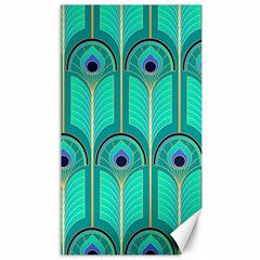 Gradient Art Deco Pattern Design Canvas 40  X 72  by artworkshop