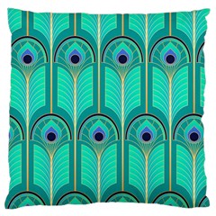 Gradient Art Deco Pattern Design Standard Premium Plush Fleece Cushion Case (two Sides) by artworkshop