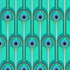 Gradient Art Deco Pattern Design Play Mat (rectangle)