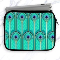 Gradient Art Deco Pattern Design Apple Ipad 2/3/4 Zipper Cases by artworkshop