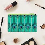 Gradient Art Deco Pattern Design Cosmetic Bag (XS) Back