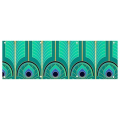 Gradient Art Deco Pattern Design Banner And Sign 9  X 3  by artworkshop