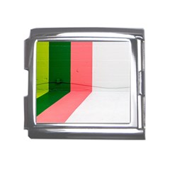 Green Pink Interior Paint Mega Link Italian Charm (18mm)