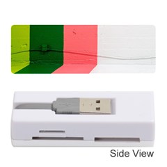 Green Pink Interior Paint Memory Card Reader (stick) by artworkshop