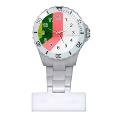 Green Pink Interior Paint Plastic Nurses Watch by artworkshop