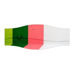 Green Pink Interior Paint Stretchable Headband by artworkshop