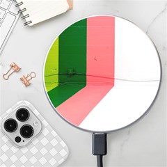 Green Pink Interior Paint Wireless Charger by artworkshop