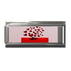 Love Envelope Logo Valentine Superlink Italian Charm (9mm) by artworkshop