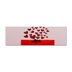 Love Envelope Logo Valentine Sticker (bumper) by artworkshop