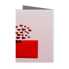 Love Envelope Logo Valentine Mini Greeting Cards (pkg Of 8) by artworkshop