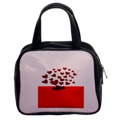 Love Envelope Logo Valentine Classic Handbag (two Sides) by artworkshop