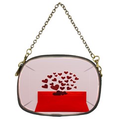 Love Envelope Logo Valentine Chain Purse (two Sides) by artworkshop