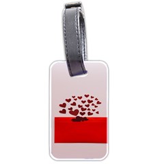 Love Envelope Logo Valentine Luggage Tag (two Sides) by artworkshop